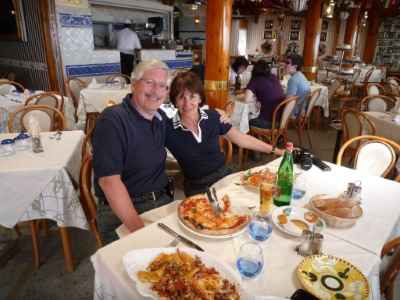 Clients in Positano Restourant